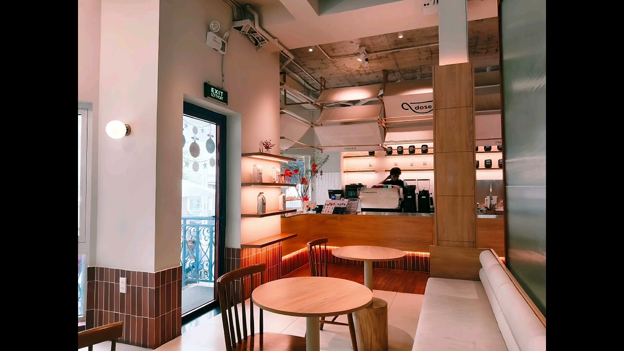 Warm Wood & Morning Brews: Cozy Ambience at Dose Coffee ☕️ (Binaural)