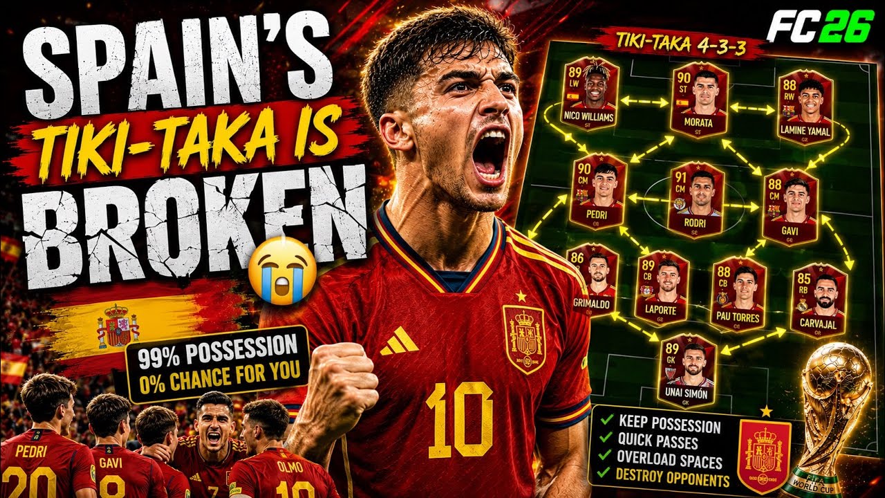 Spain&rsquo;s Tiki-Taka Is BROKEN 😭🇪🇸 | EA SPORTS FC 26