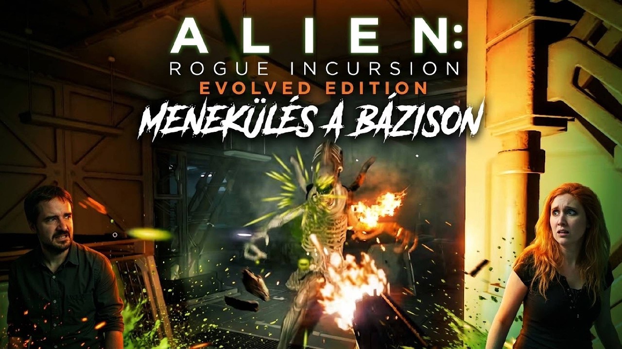TÚLÉLTÜK… de MOST JÖN AZ IGAZI POKOL! 😨 | Alien: Rogue Incursion Evolved Edition! Magyar felirattal!