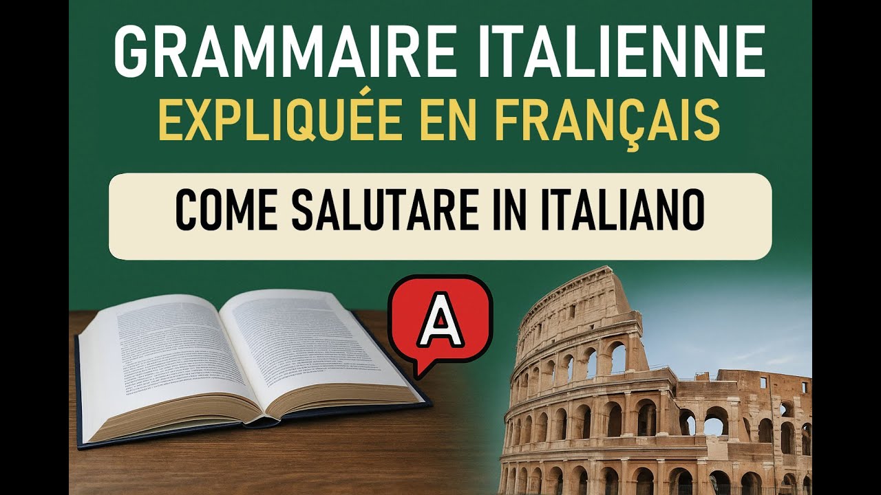 I Saluti in Italiano | Ciao, Buongiorno e Frasi Base (Salutations de base en italien)