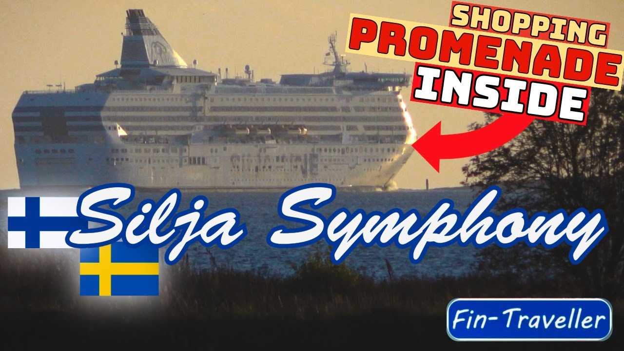 #40 Silja Symphony Helsinki-Stockholm Fährschiff mit Shopping Promenade Silja Line Finnland Schweden