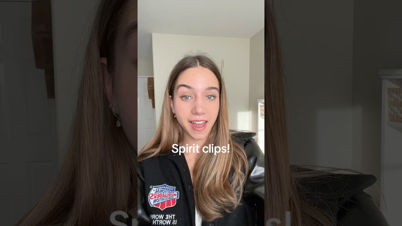 DIY spirit clips with me!! ❤️💙 #cheer #allstar #nca #competition #travel #diy #cheerleader