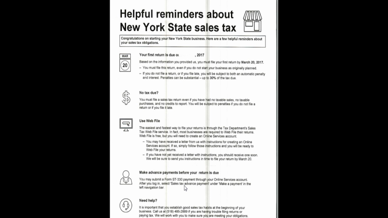 NY SALES TAX WEB FILE