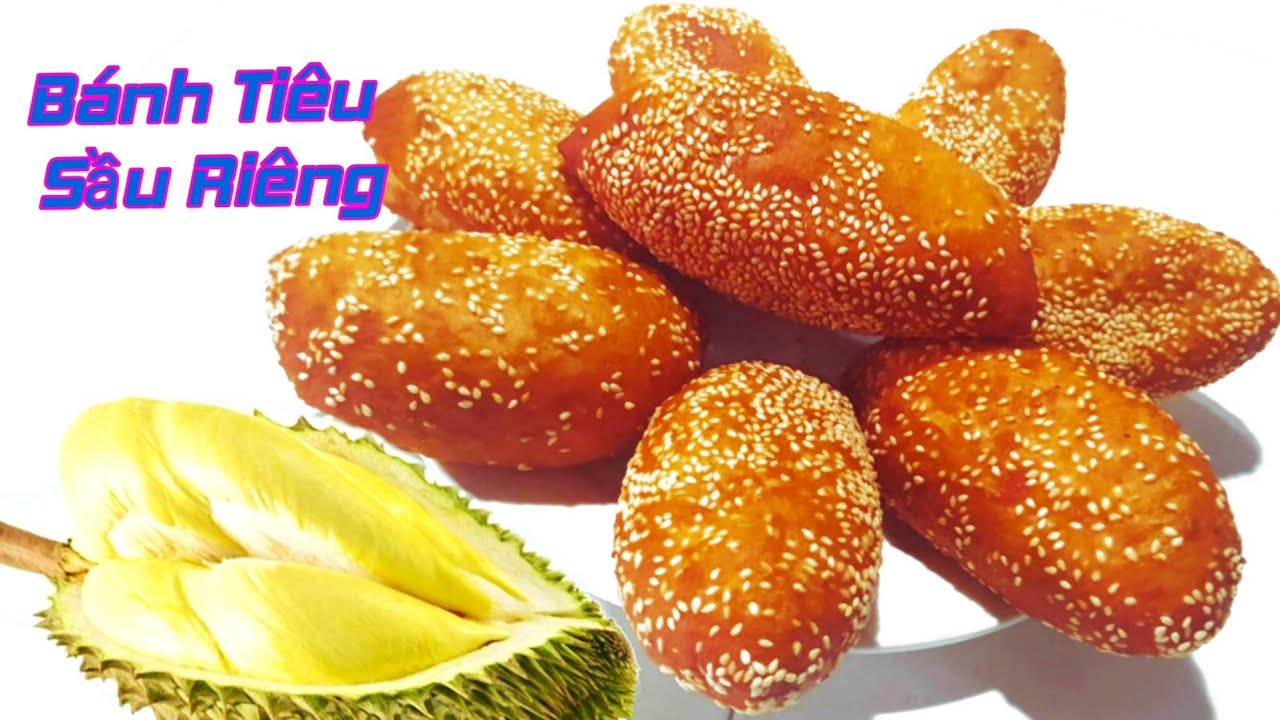 Bánh Tiêu Nhân Sầu Riêng Thơm Ngon Cách Màm Bánh Đơn Giản Tại Nhà -Durian Hollow Donut