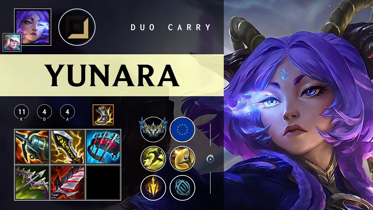 Yunara Carry vs Ziggs - EUW Challenger Patch 26.01