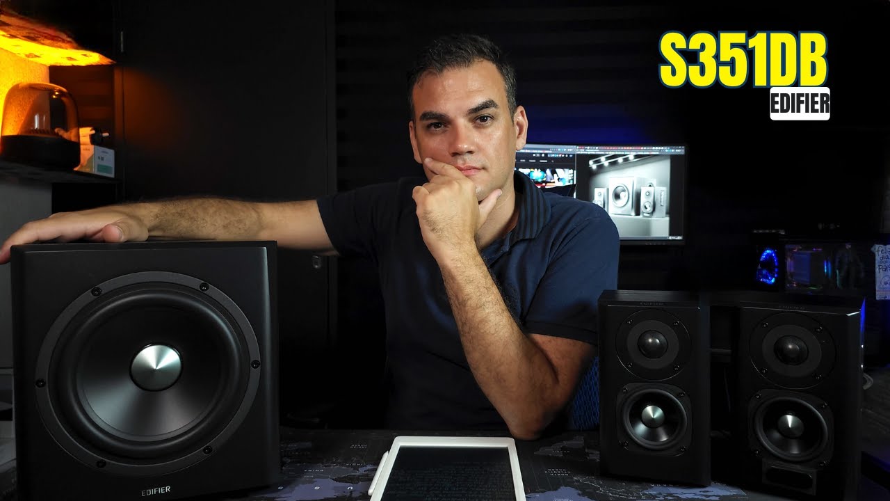 EDIFIER S351DB Tem som forte e de qualidade | Review Completo