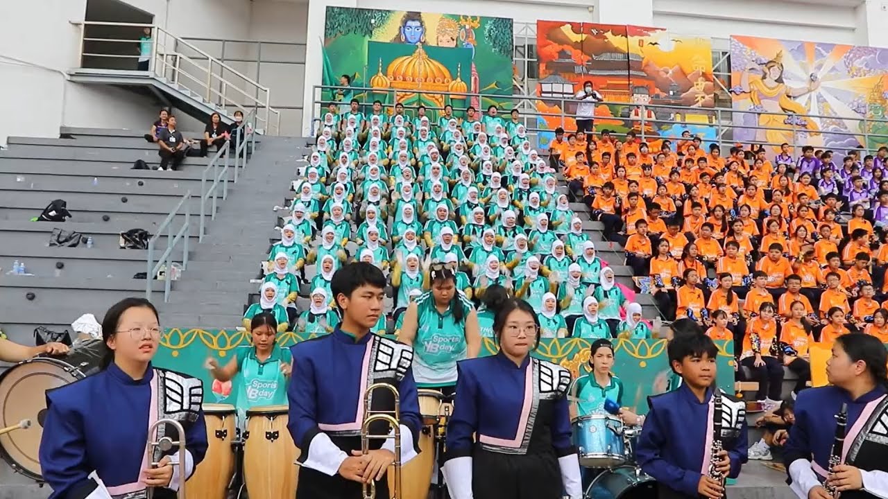 กองเชียร์คณะสีเขียวพวงมรกต l กีฬาสีโรงเรียนโยธินบูรณะ 2568