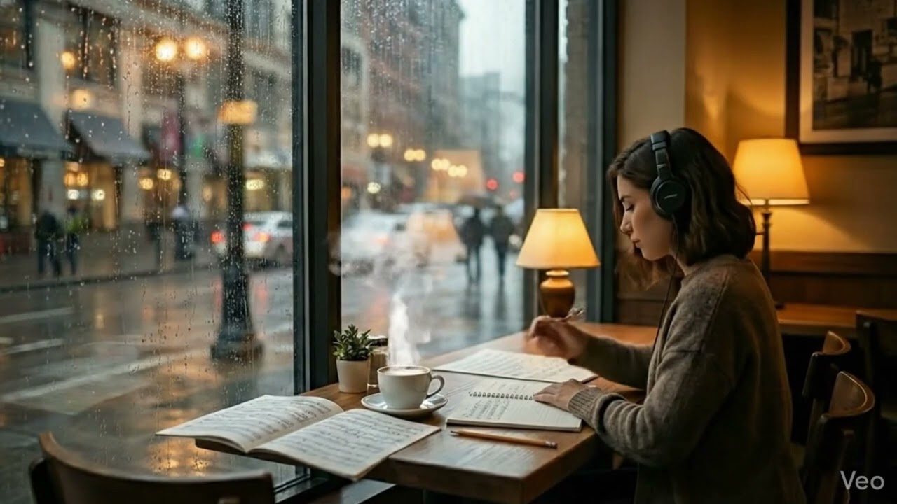 Soft lights on the desk