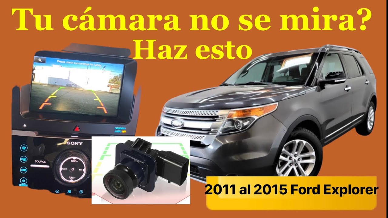 Ваша камера не видит, а иногда видит, и появляется реклама Ford Explorer Edge Escape 2011–2015 го...