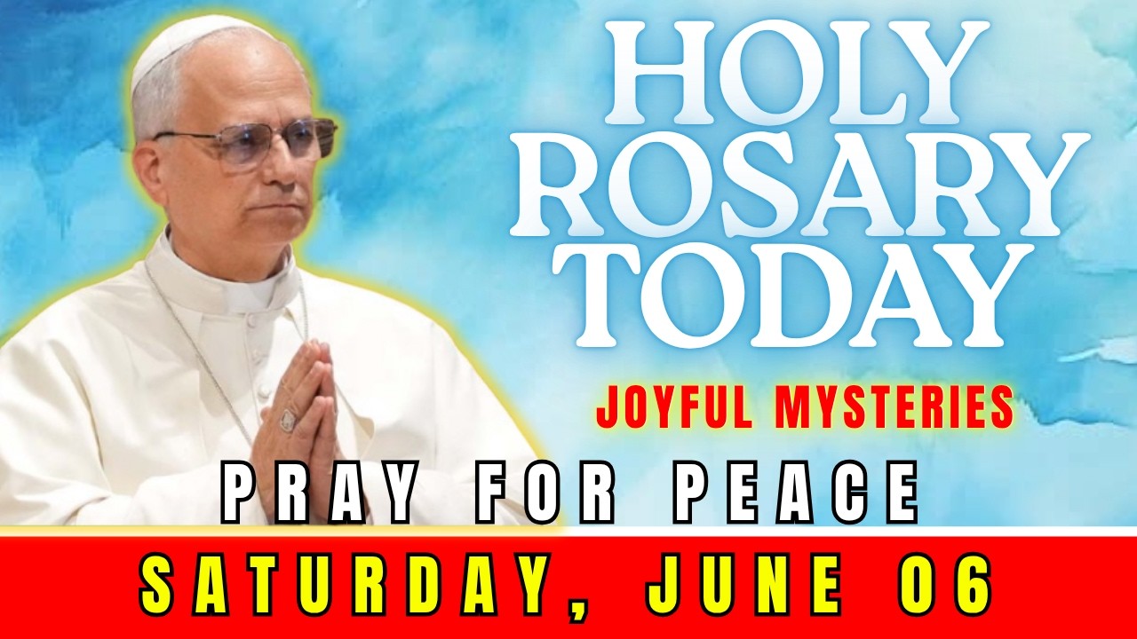 HOLY ROSARY TODAY, SATURDAY, JUNE 6 | JOYFUL MYSTERIES | STRENGTH & RENEWAL IN THE SACRED HEART