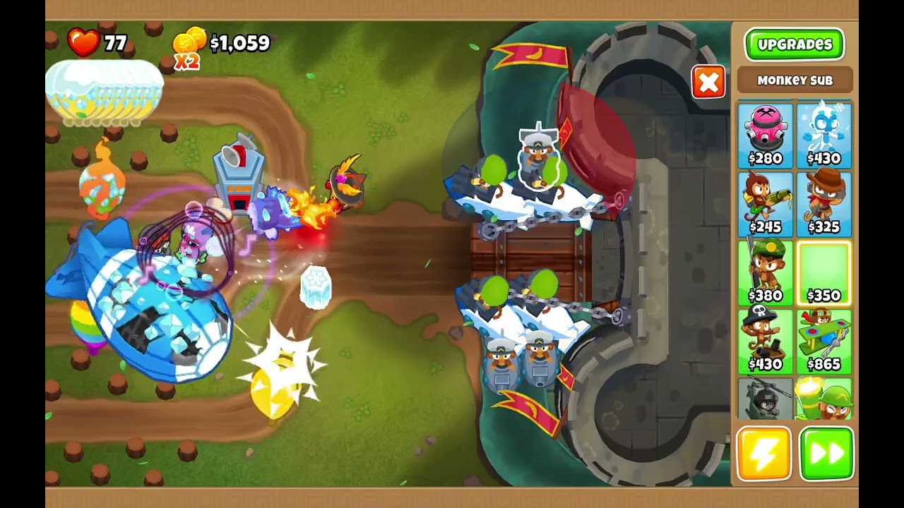 Btd 6 episode 3 getting the black boarder on a hard map