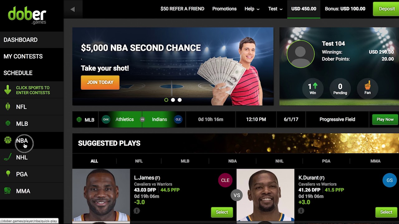 Dober.games Fantasy Sports How It Works tutorial video