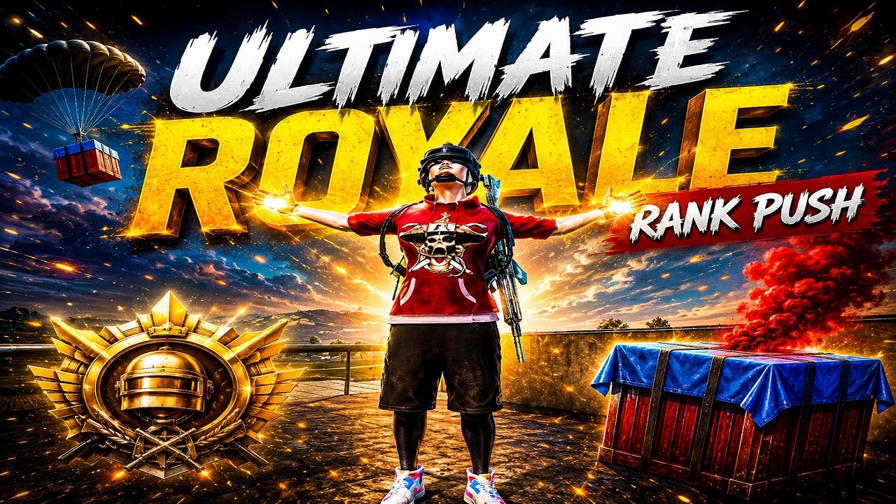 Ultimate Royale Hardcore Rank Push 💀 PUBG MOBILE LIVE