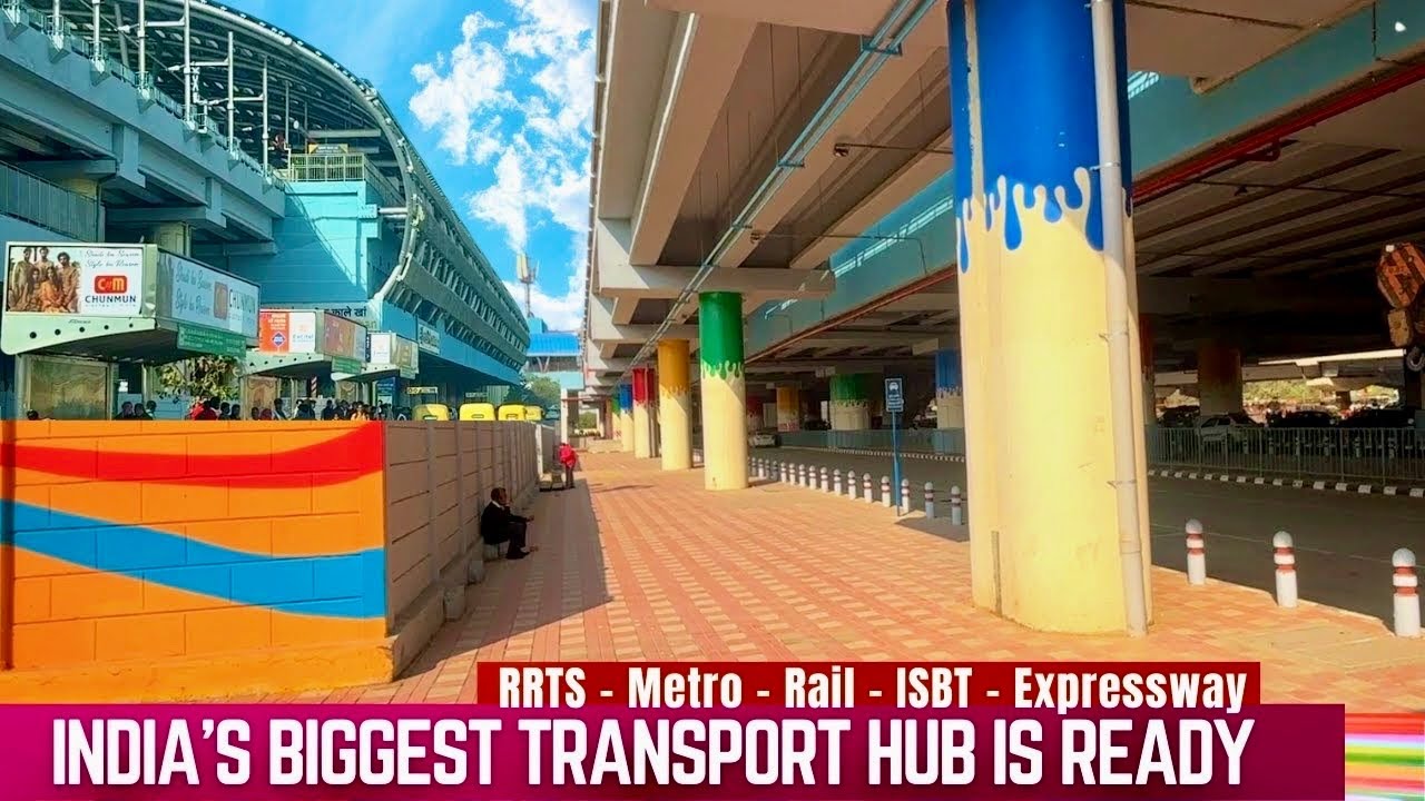 India’s Biggest Transport Hub Is Ready! RRTS, Metro, Rail & ISBT - Everything at One Place
