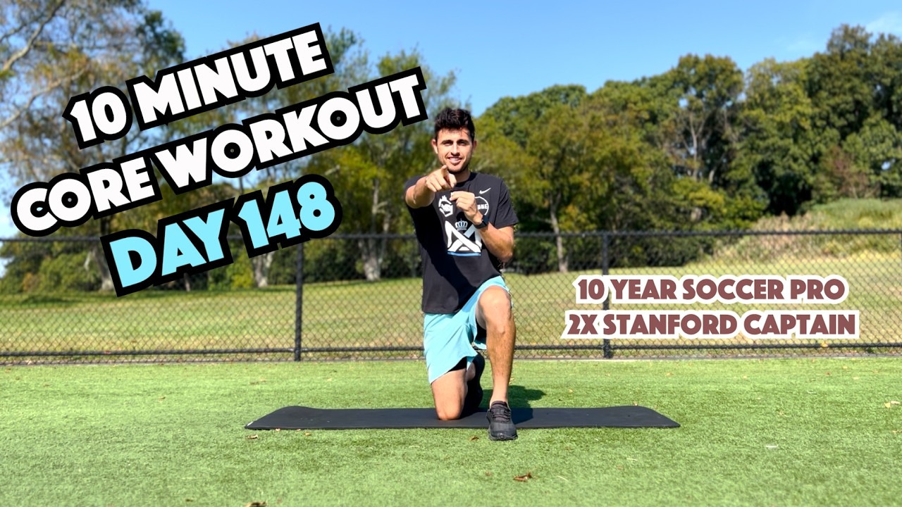 10 Minute CORE Workout (No Equipment) - Day 148