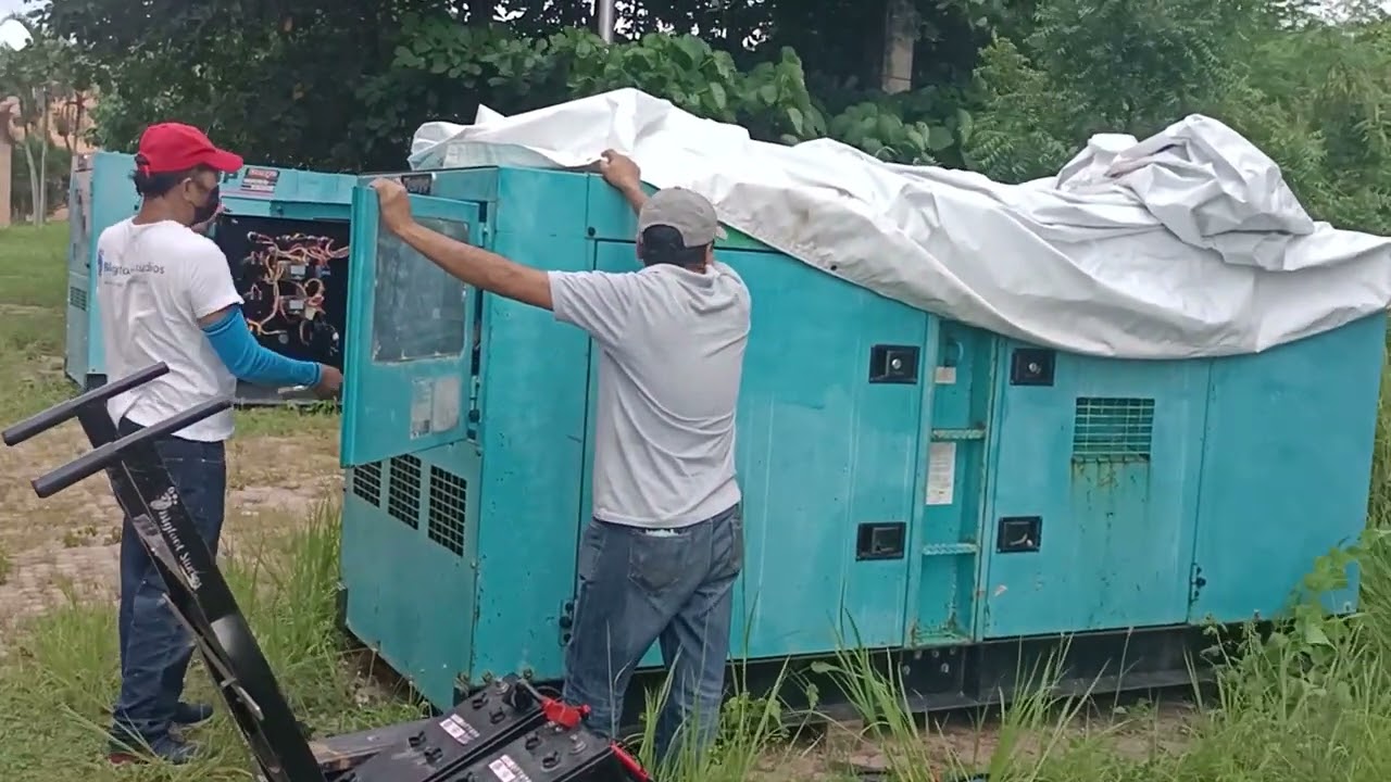Denyo DCA-125ESK Mobile Generator Test Run And Maintenance