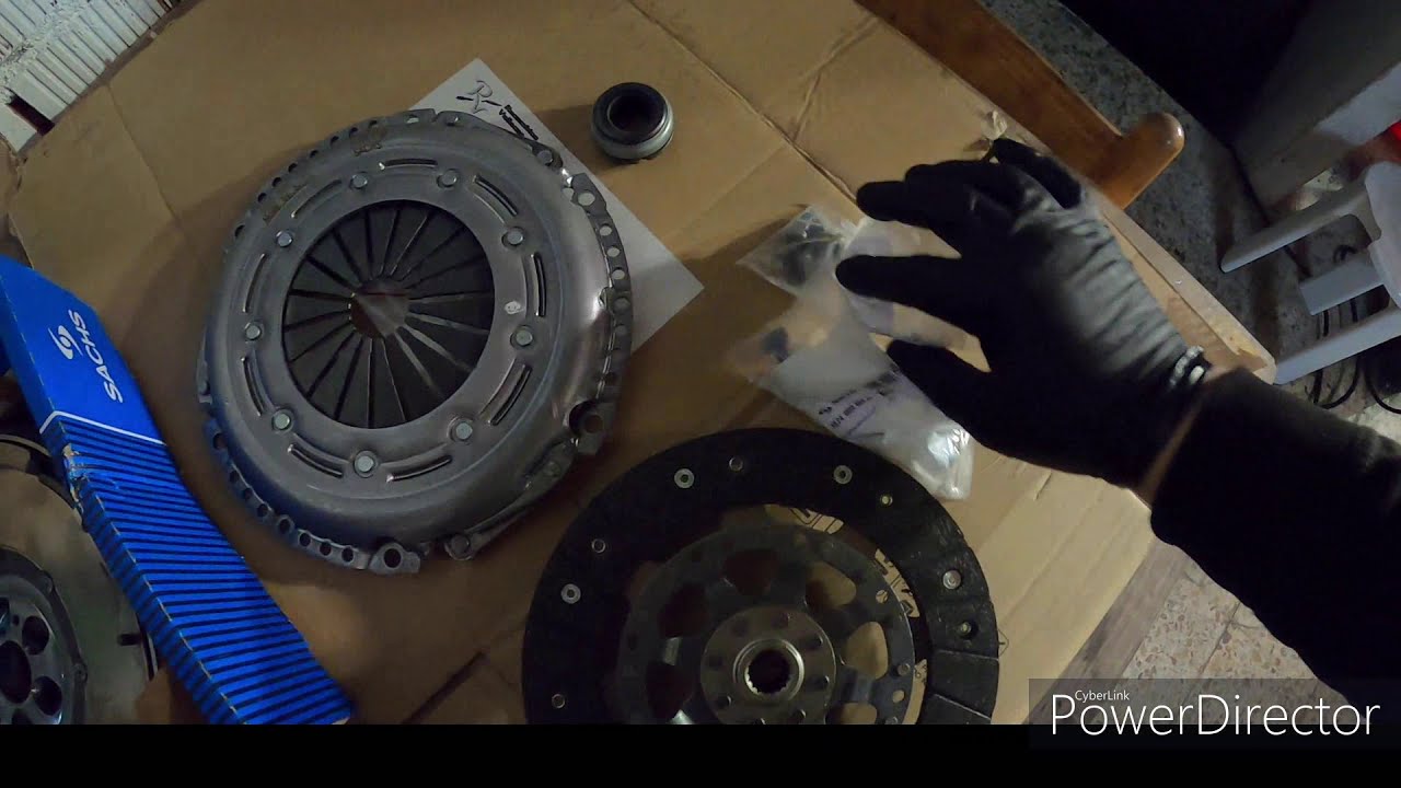 Citroen C4 1.6HDI Cambiando embrague con volante bi massa