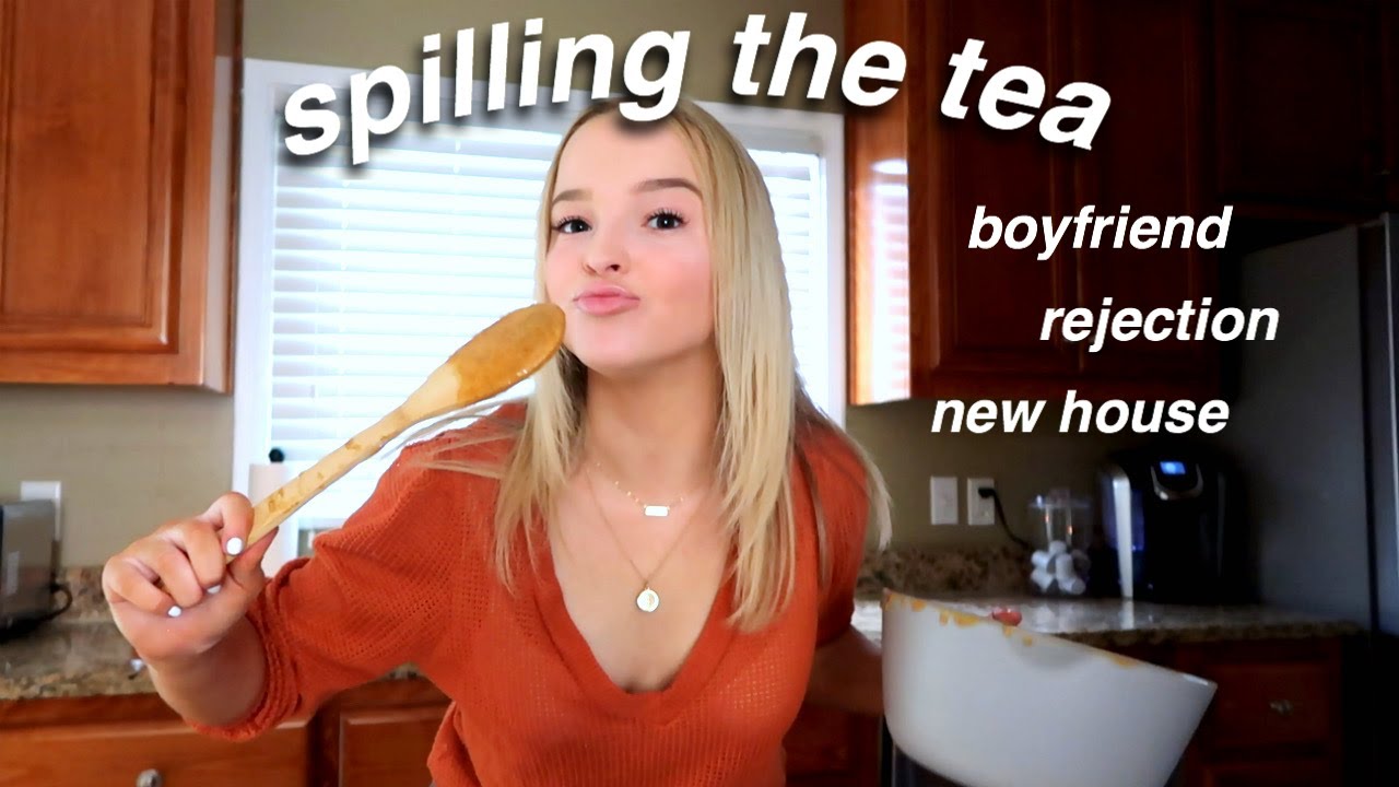 opening up about my life while baking