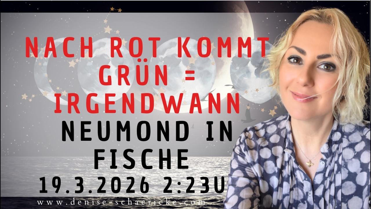 Die Feste feiern, wie sie fallen. Party on im Neumond in Fischen am 19. März 2026 um 2:23 Uhr
