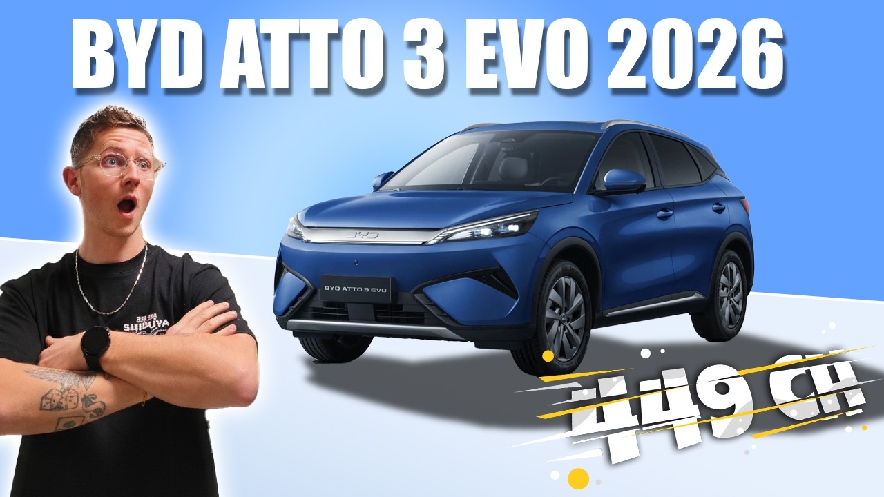 BYD ATTO 3 EVO 2026 - 449 CH !