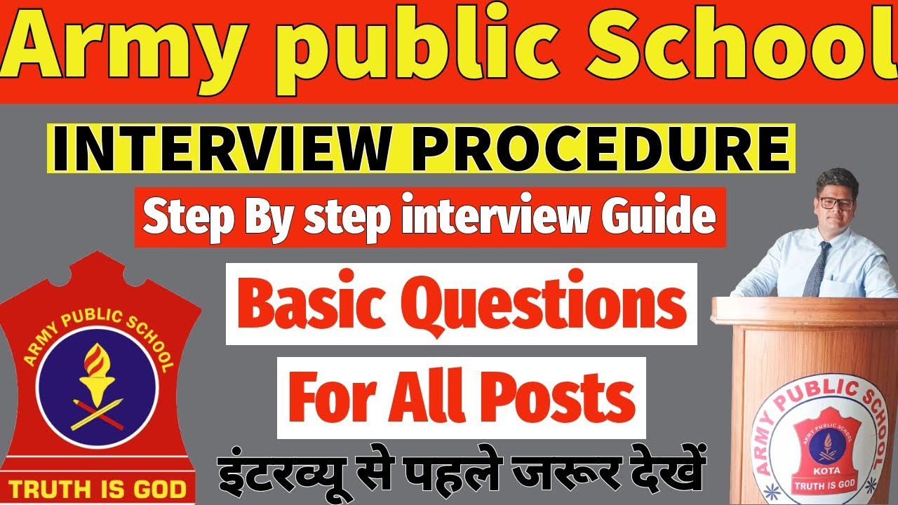 Army Public School Interview Procedure  - Aps interview preparation 2025 #apsinterview