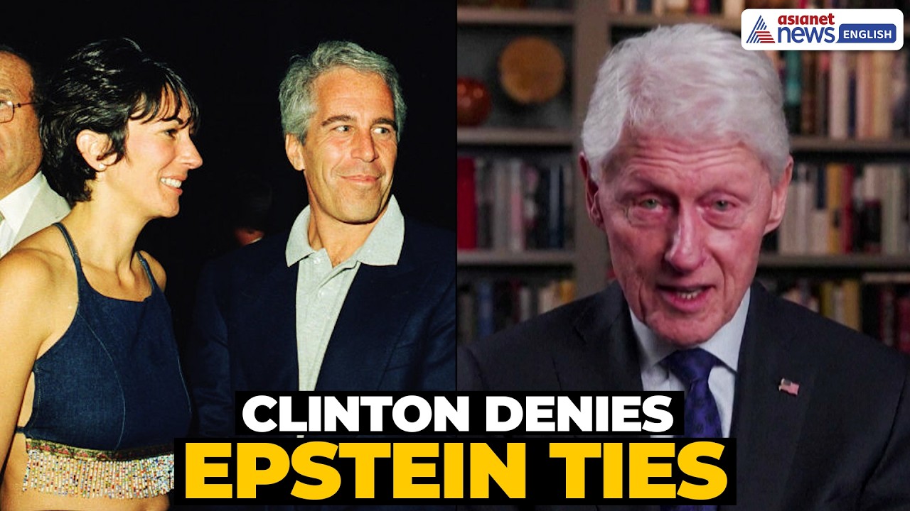 Bill Clinton Denies Wrongdoing in Epstein Probe | “I Saw Nothing”