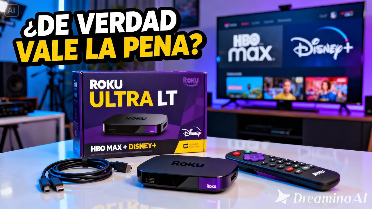 ¿De verdad vale la pena? Unboxing Roku Ultra LT con HBO Max y Disney+