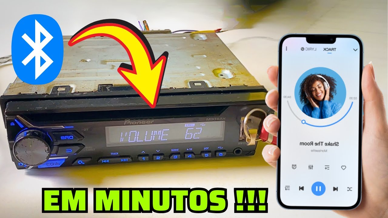 📶BLUETOOTH nos Pioneer Antigo Fácil - PASSO A PASSO