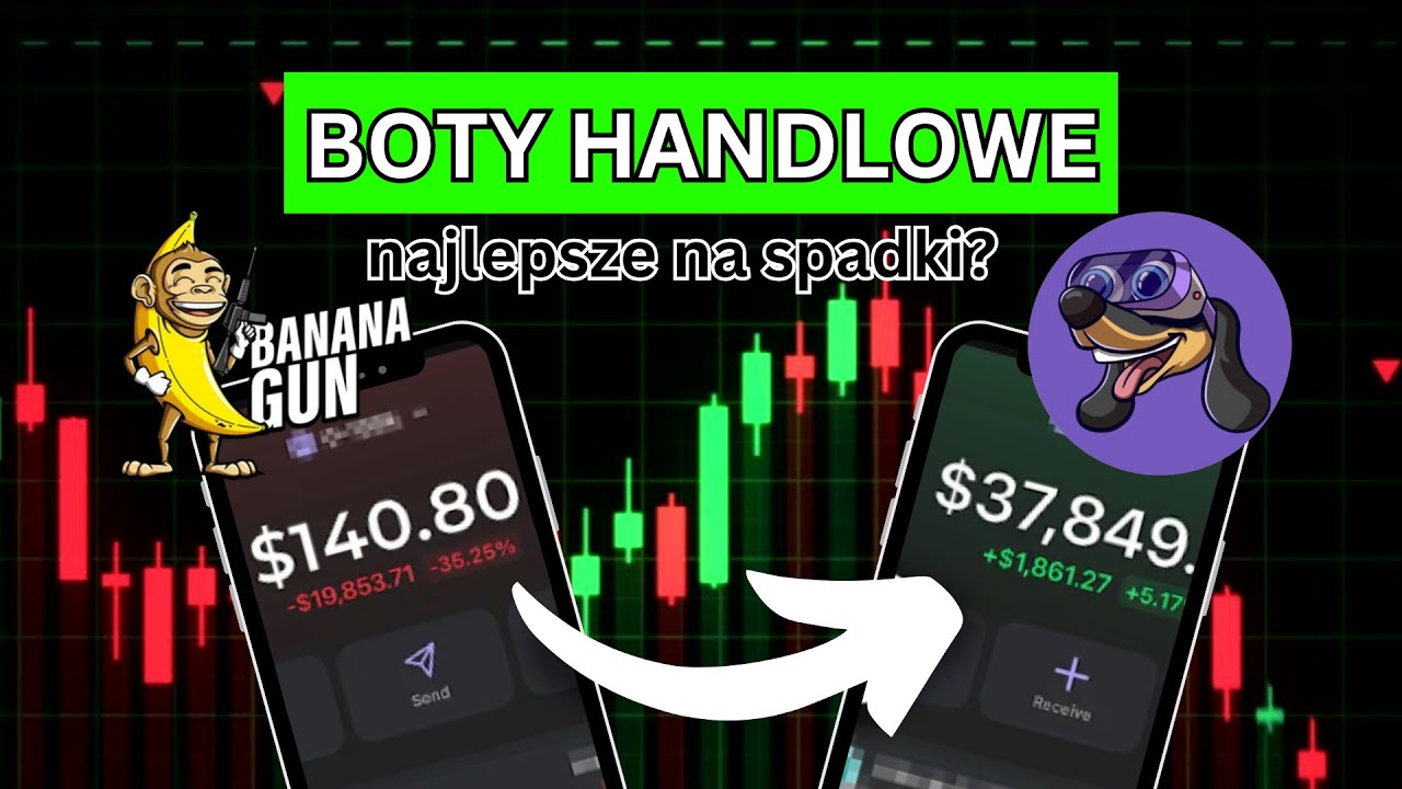 SPADKI ⚠️ Bitcoin to Przeszłość? Odkryj Boty, Kt&oacute;re Generują Większe Zyski na Altcoinach! #bananagun