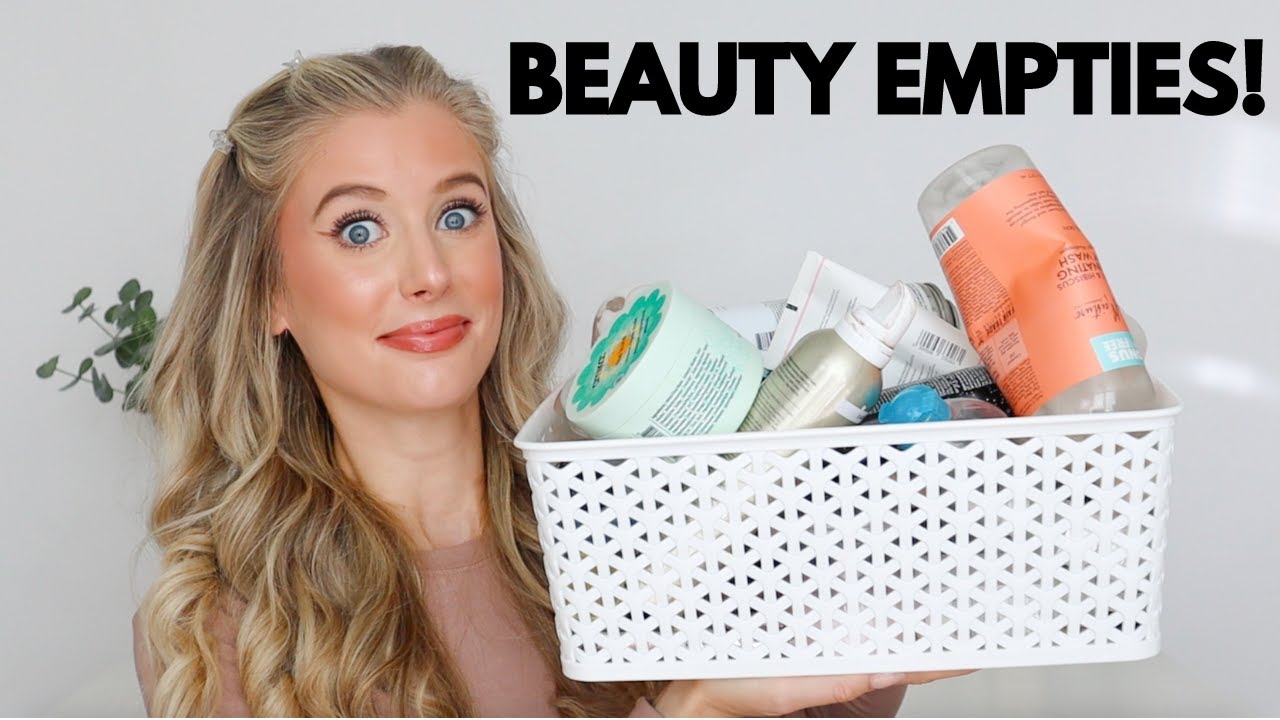 Beauty Empties 2021! Skincare, Haircare, Bodycare & Makeup Products I've Used Up- Project Pan