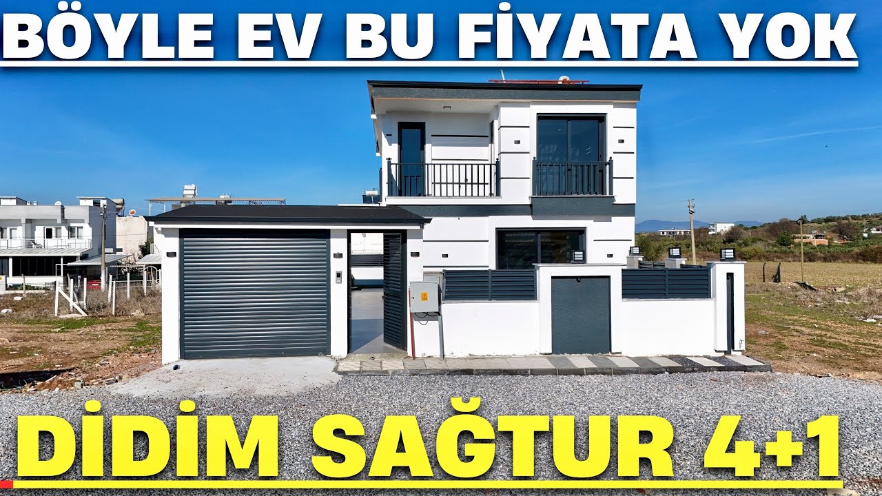 ❗️SATILDI❗️DİDİM SAĞTUR&rsquo;DA L&Uuml;KS 4+1 HAVUZLU VİLLA KA&Ccedil;IRILMAYACAK FIRSAT ZEMİN KAT ODALI 