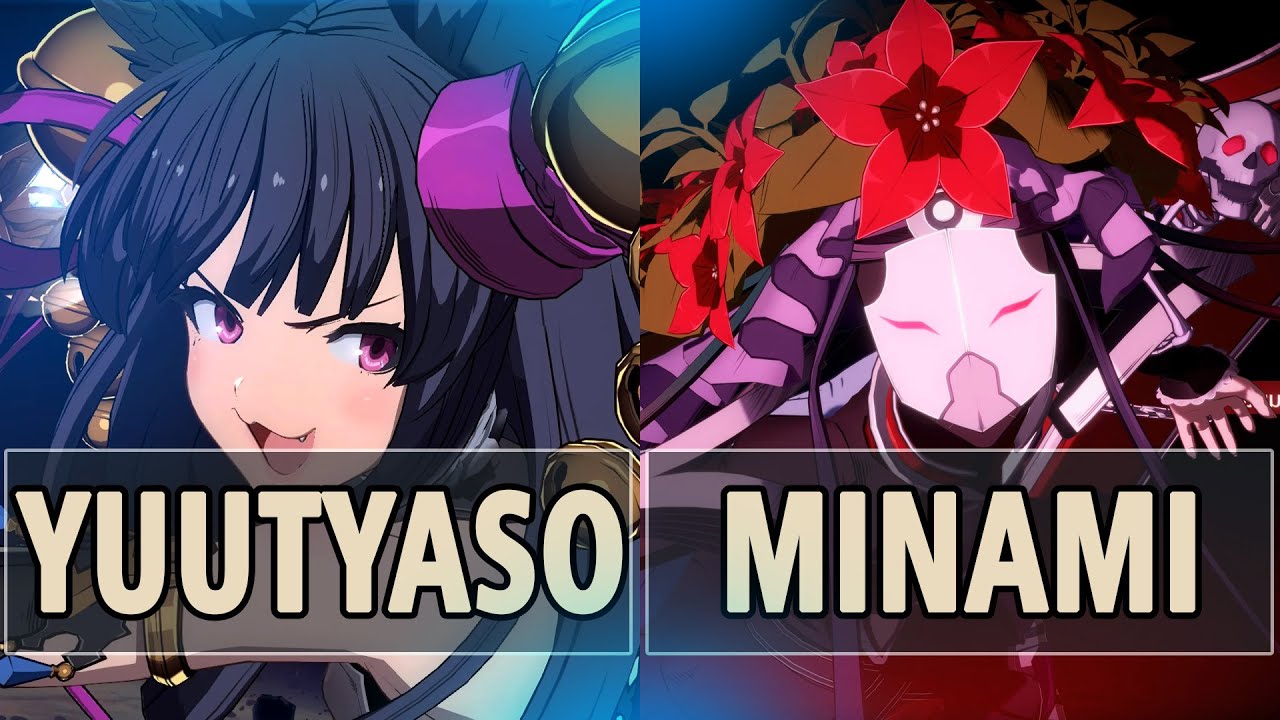 GBVSR: Yuutyaso (Yuel) Vs Minami (Nier) | High Level Gameplay.