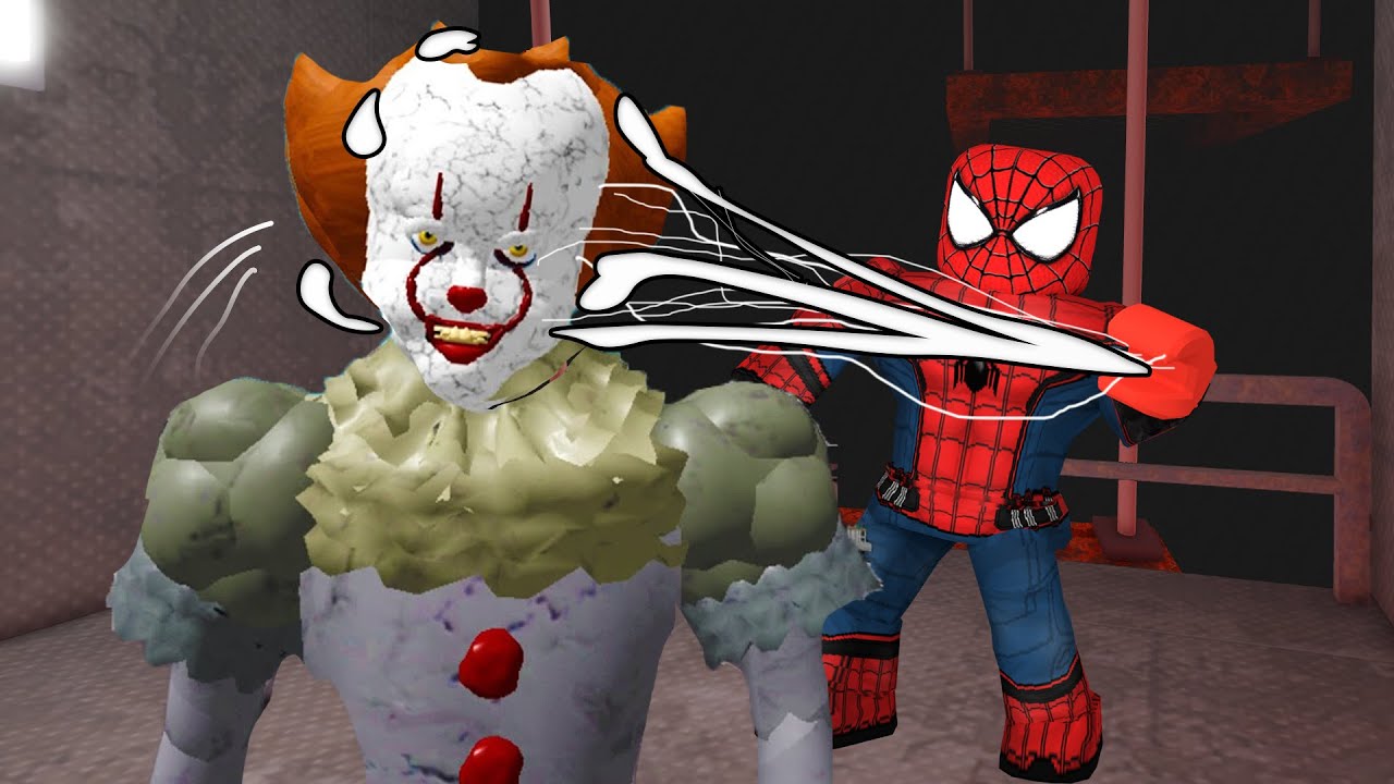 PENNYWISE VS SPIDERMAN (straszne)