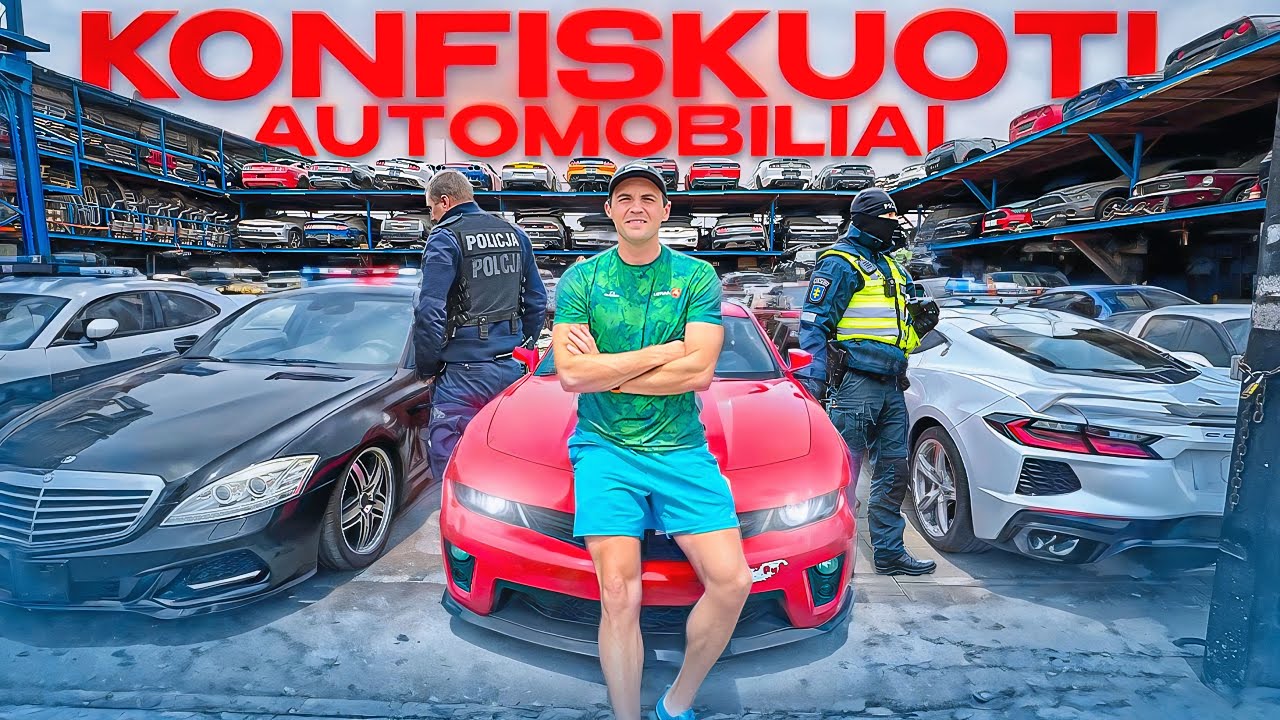 Mokesčiu slėpimas baigiasi areštu: konfiskuoti automobiliai iš USA.
