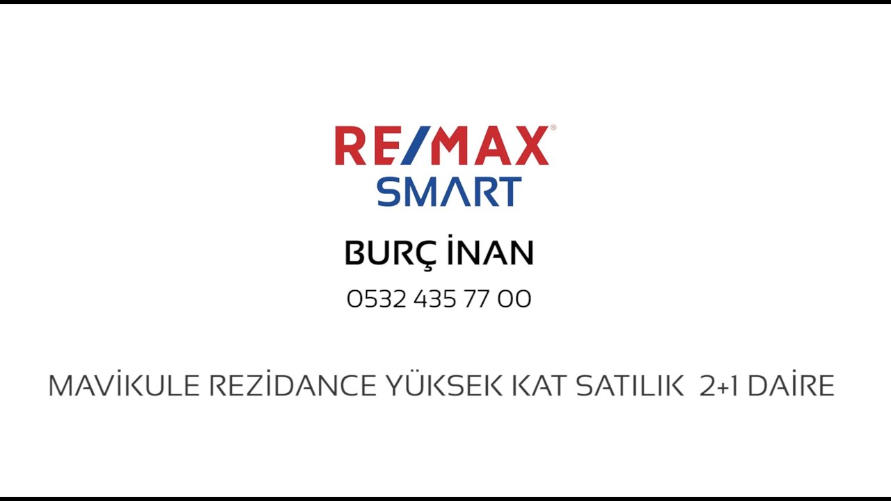 Mavi Kule Residence Yüksek Kat Satılık 2+1Daire 90 m2