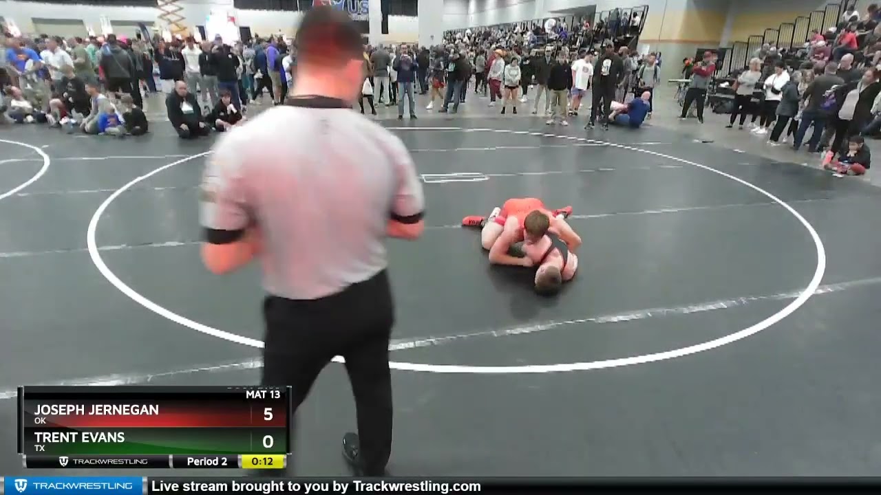 152 Lbs Cons. Round 6 - Trent Evans, TX Vs Joseph Jernegan, OK Dab2