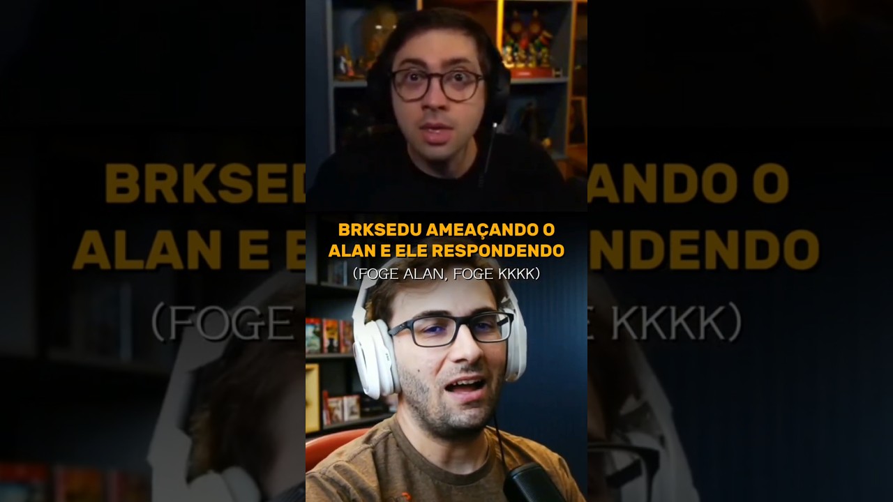ALAN PROVOCOU O EDU E ELE RESPONDEU KKKK #Alanzoka #brksedu #shorts