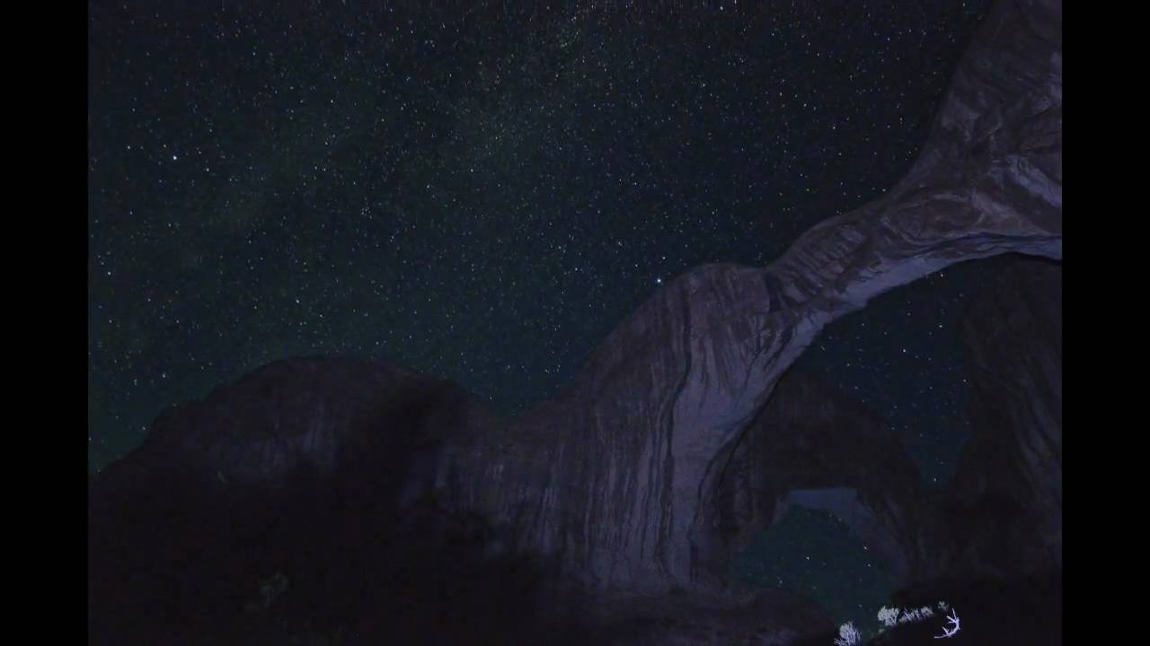 Double Arch Nighttime Timelapse