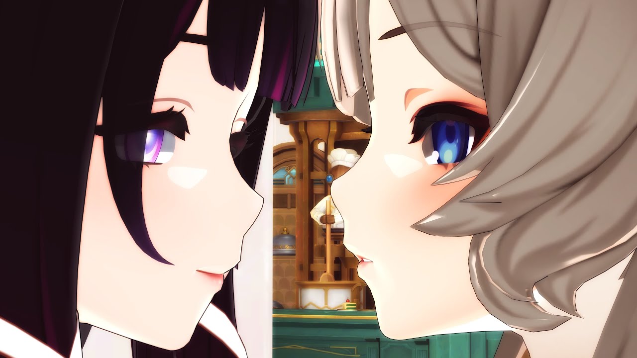 Sandrone wants Columbina's embrace - Genshin Impact Animation