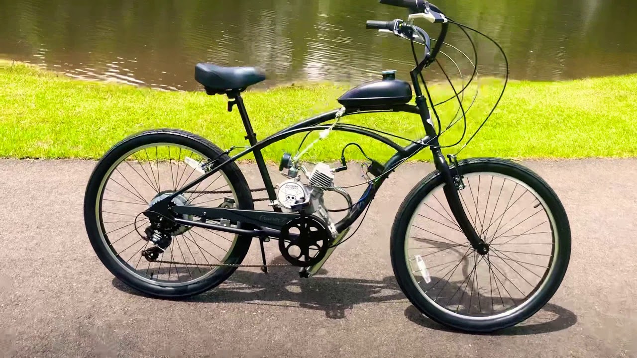 80cc Electra Cruiser 7 Motorized Bike Bicycle by Southern Custom CC