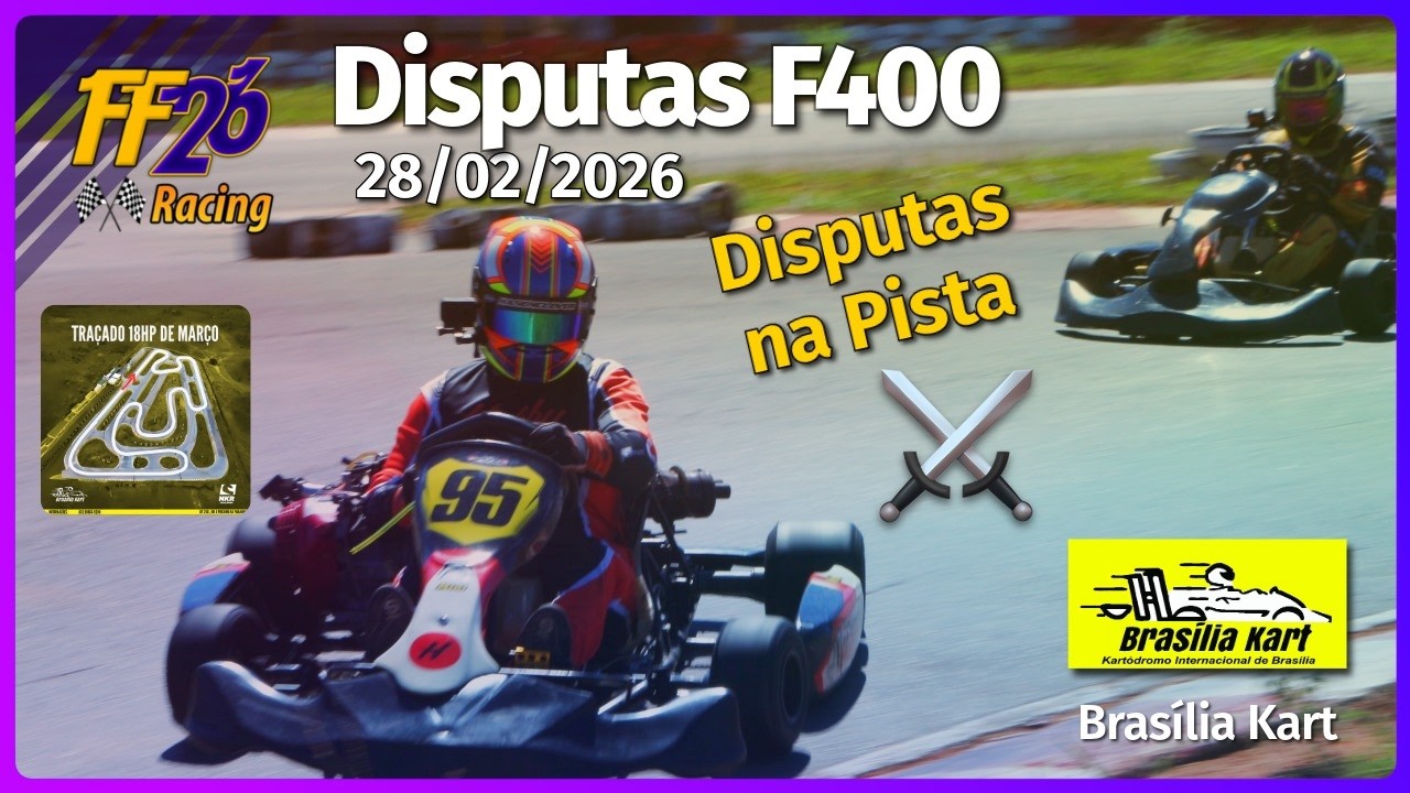 ⚔️ Disputando na Pista do Brasília Kart de F400 🚀