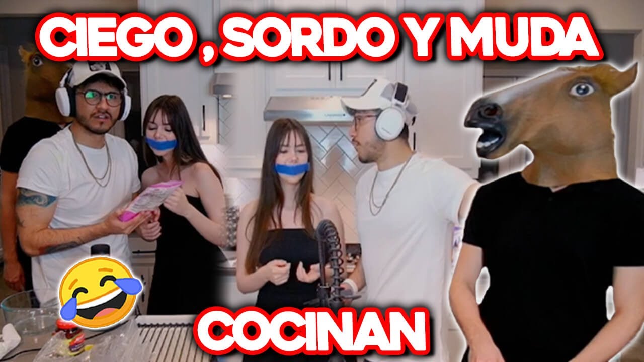 UN CIEGO, SORDO Y MUDA COCINAN | ELZEIN y el RETO de COCINA 🤣