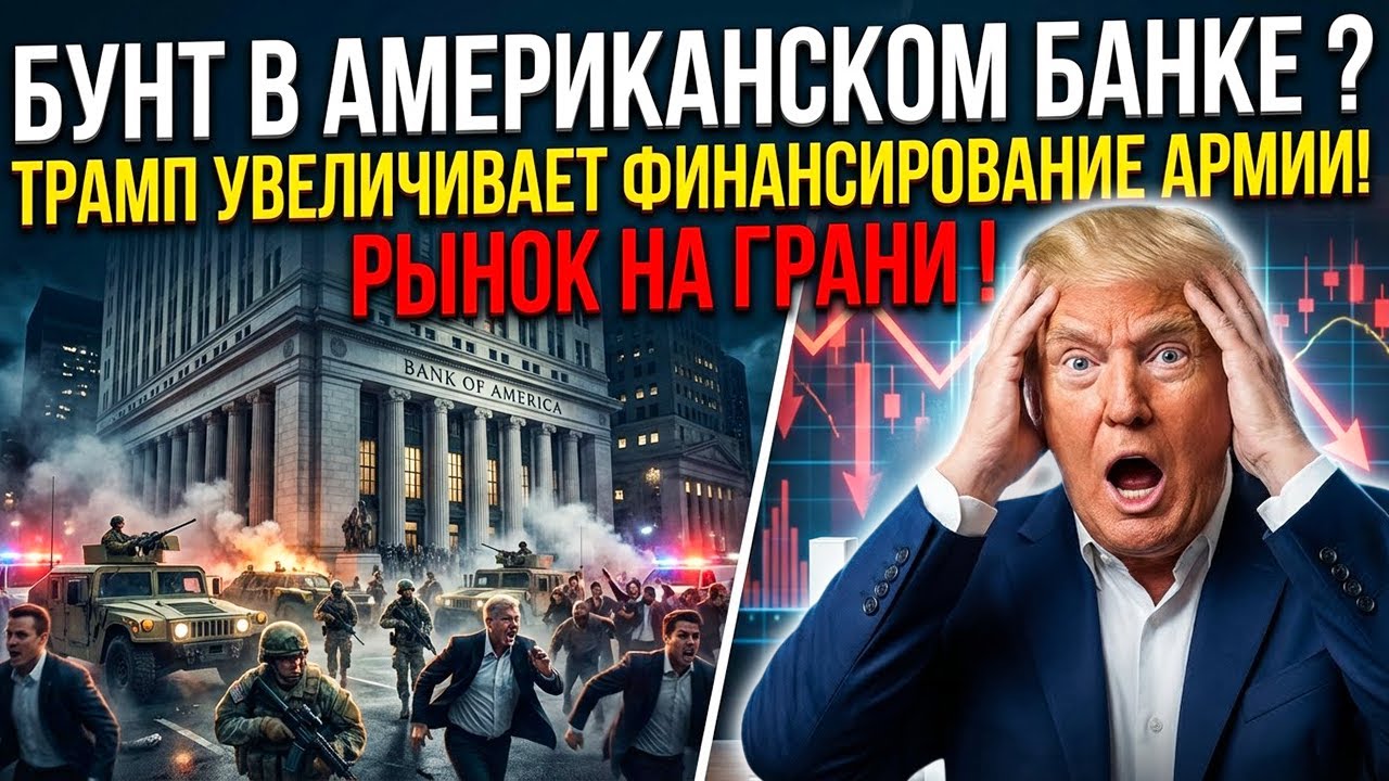 Американский Банк Сошел с УМА? Трамп Увеличивает Финансирование Армии! Рынок на Пике!