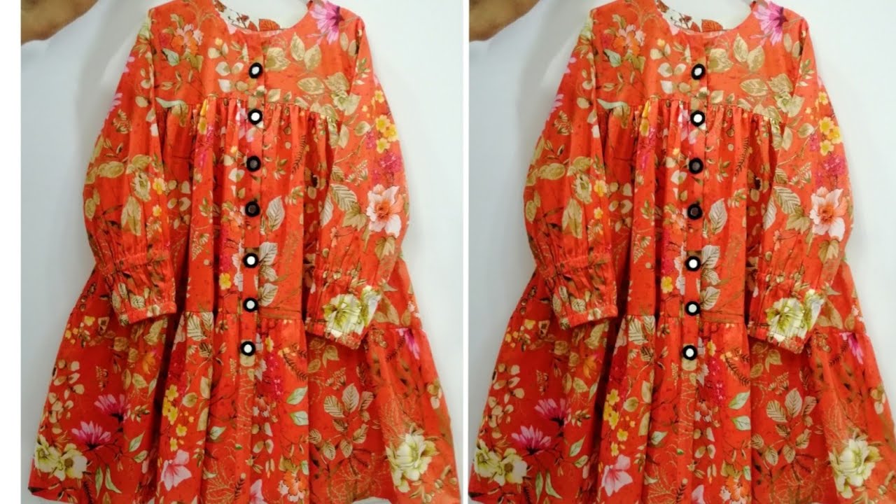Elegant and stylish Top/frock Cutting stitching #cuttingstitchingideas #2022