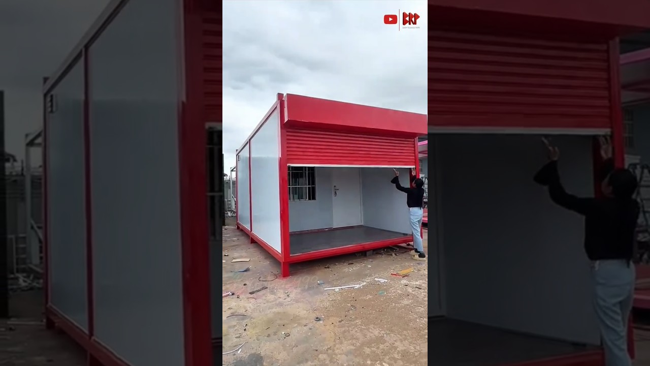 Road Side Business Container Shop & Home🏠🏡 #shorts #home #house #shop #business #container #rent