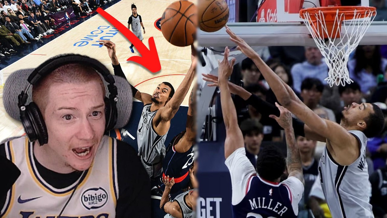 Wemby going for MVP! Reacting to Spurs vs Clippers