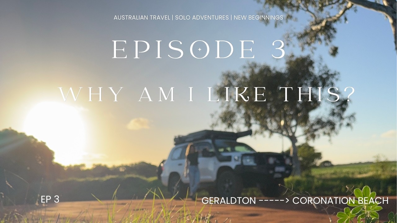 Ep 3 | Coronation Beach | Running Errands | Solo Travel in Western Australia