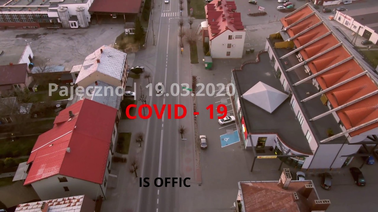 Pajęczno | COVID - 19 PANDEMIC | 19.03.2020 | 4K