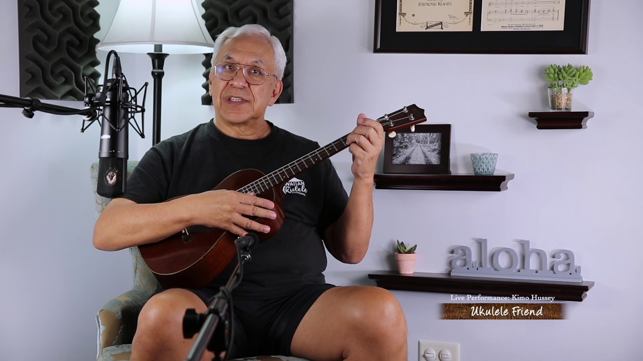 Kimo Hussey and 1960s Martin Baritone Ukulele   UKULELE FRIEND: Live Performance