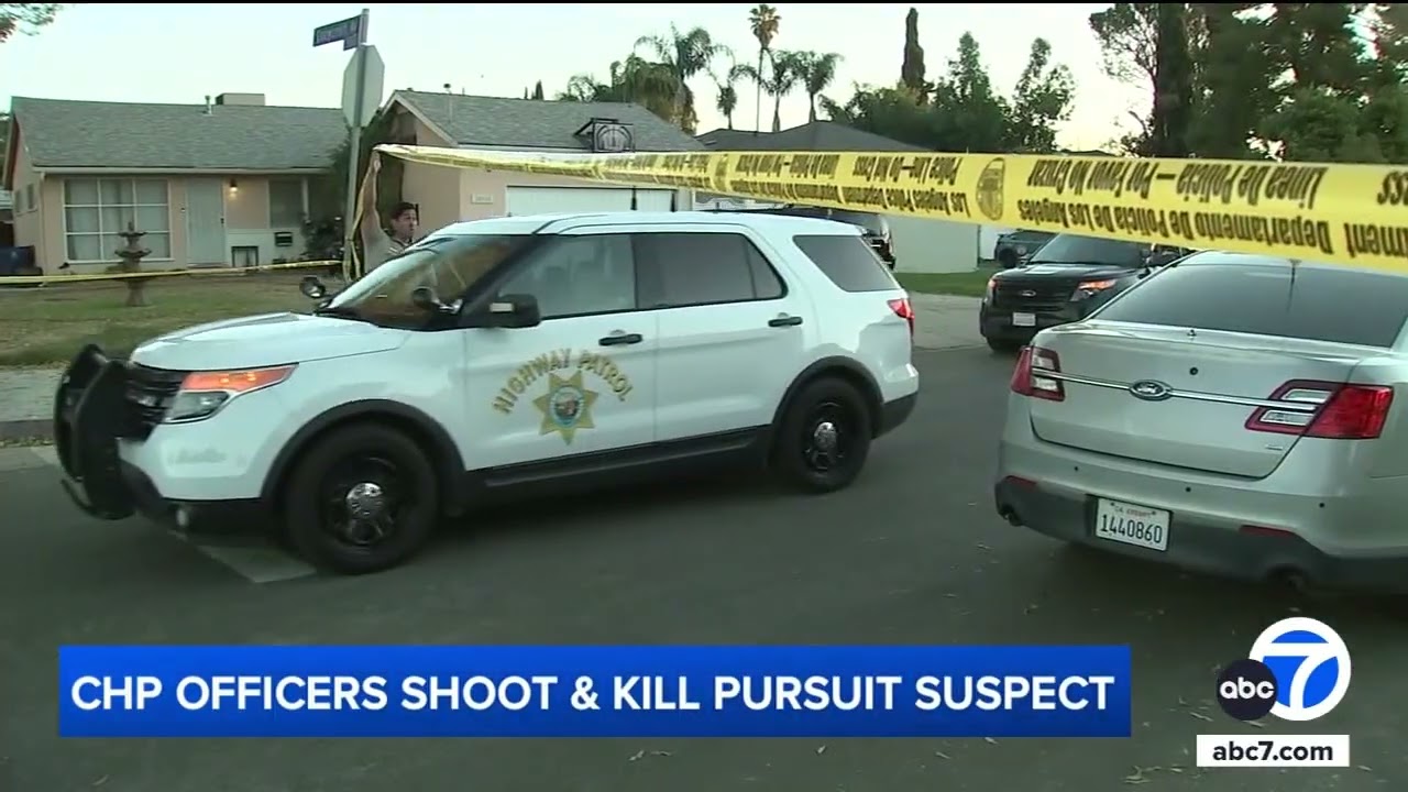 CHP officers shoot and kill suspect after chase ends in Winnetka neighborhood